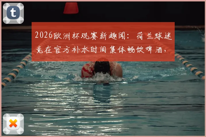 2026欧洲杯观赛新趣闻：荷兰球迷竟在官方补水时间集体畅饮啤酒，这种独特球迷文化你了解多少？